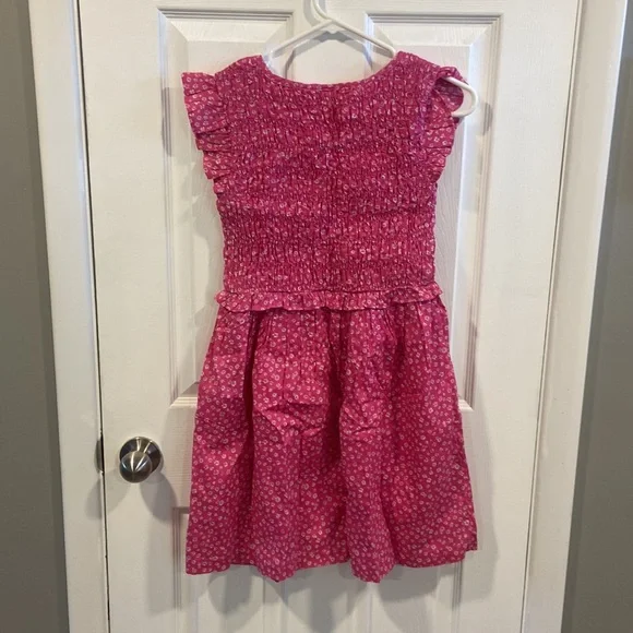 NWT Girls Gap Pink Floral Dress Size XL (12) - Picture 2 of 4